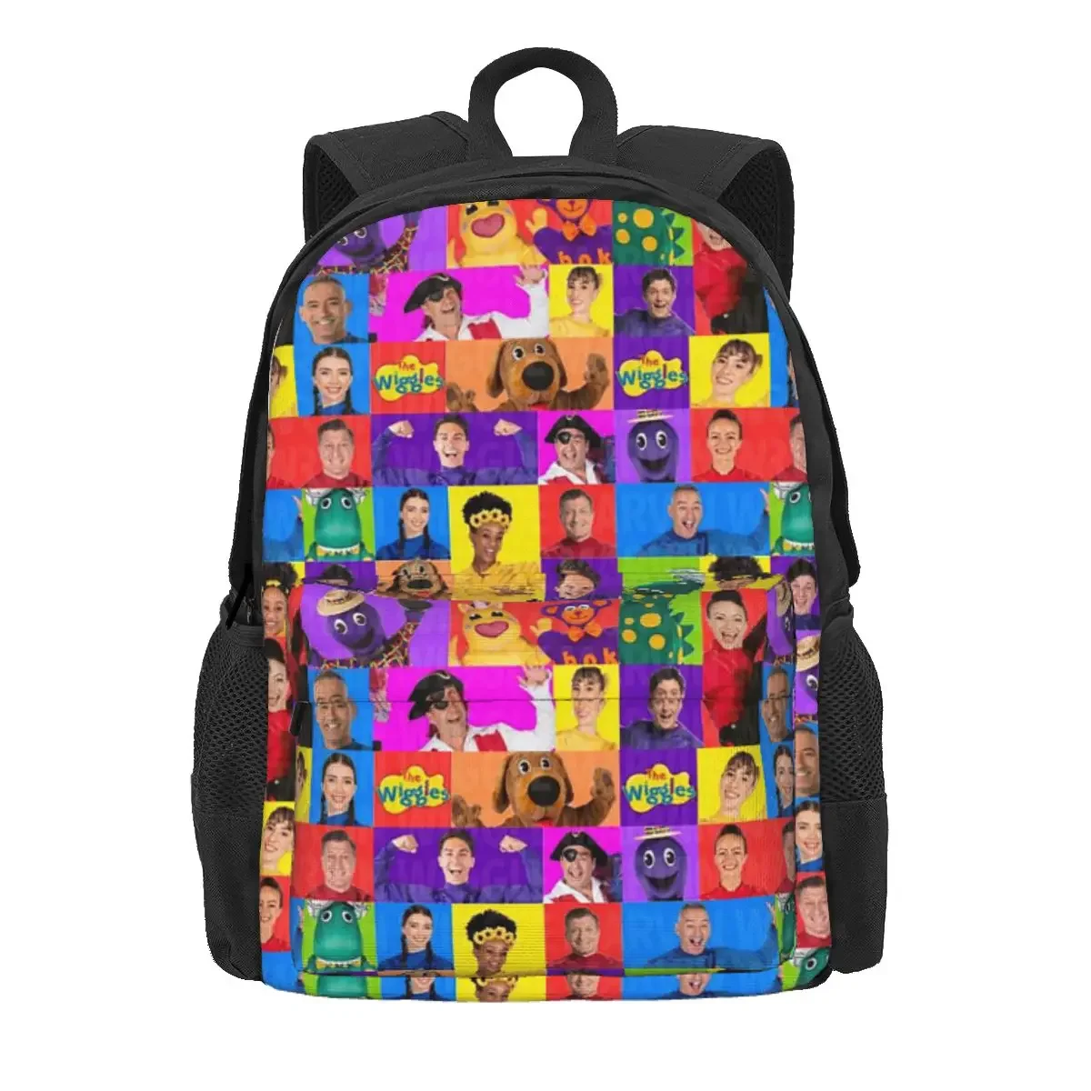 

The Wiggles Tv Show Music Band Backpack Daypack Large Capacity Boys Girls BookBag School Bag Shoulder Bags for Men Women