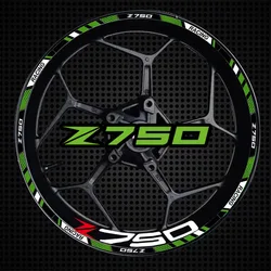 For KAWASAKI Kawasaki Z750 Z 750 Motorcycle Wheel Hub Stickers Reflective Rim Stripe Tape Racing Moto Bike Decals Accessories