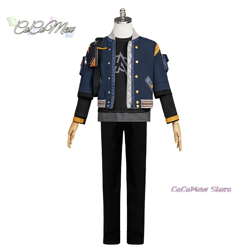 Jogo Zenless Zone Zero Wise Cosplay Traje para Homens e Mulheres, Belle, Jaqueta, Calças, Roupas, Dia das Bruxas, Festa Rave, Role Play, Uniforme