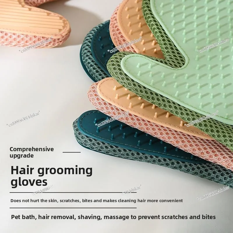 

Pet Stroking Cats Gloves Cat Comb Hair Removal Bath Dog Hair Brush Carpet Sticker Cat Hair Shaver