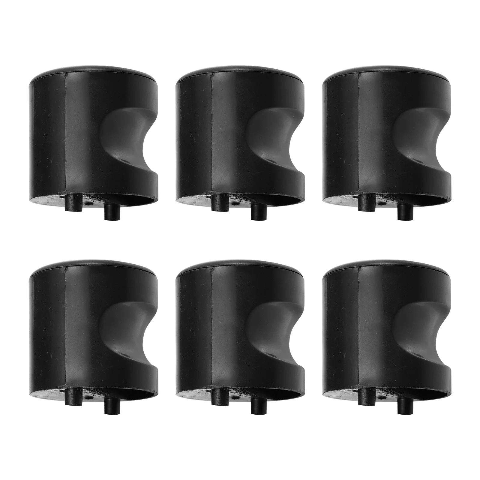 

6pcs Cylindrical Handle For Sliding Door Black Pull Knobs Durable Partition Door Accessory Heavy-Duty Cylindrical Handles