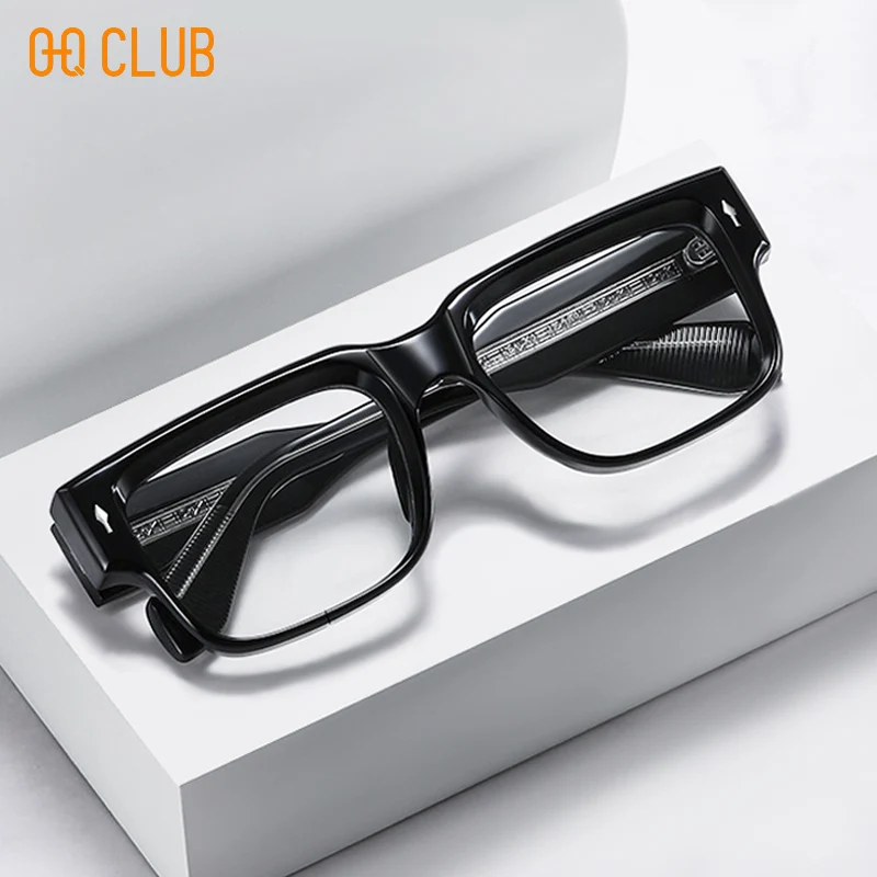 

O-Q CLUB Blue Light Blocking Glasses for Sight for Men Sunglasses Women Lunette Pour Femme Original Optical Lenses With Recipe
