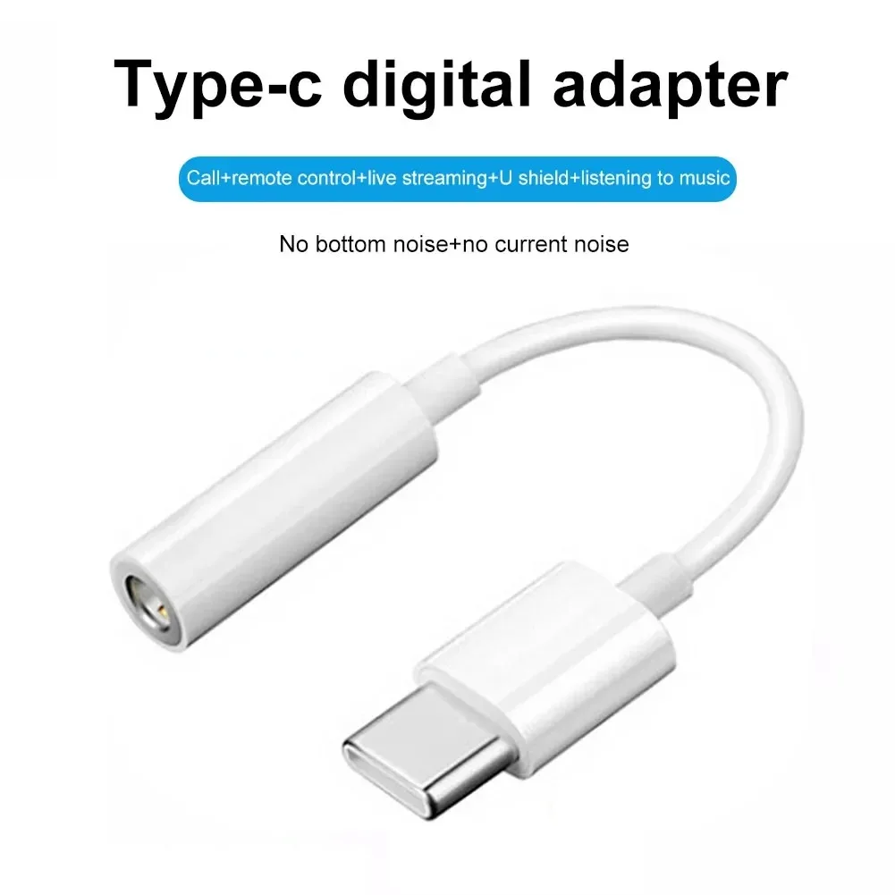 USB C To 3.5 MM Jack Aux Adapter Type-C 3 5 Jack Audio Cable Phone Accessories Cable Adaptor USB Type C USB-C Adapter Headphone