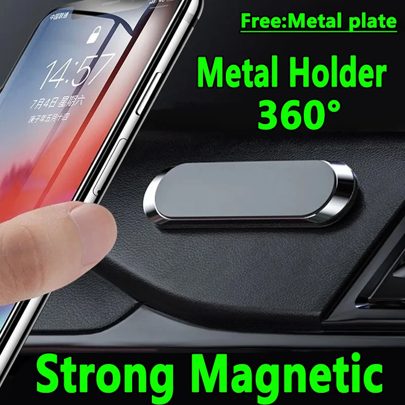 Magnetic Car Phone Holder Stand Mobile Cell Air Vent Magnet Mount GPS Support in Car For iPhone 15 14 13 X Xiaomi Samsung Huawei