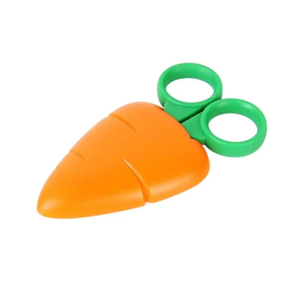 

4Pcs Magnetic Cartoon Fruit Scissors Grape Banana Safe Mini Scissor Multi-function Children's Paper Cutter Stationery Gift