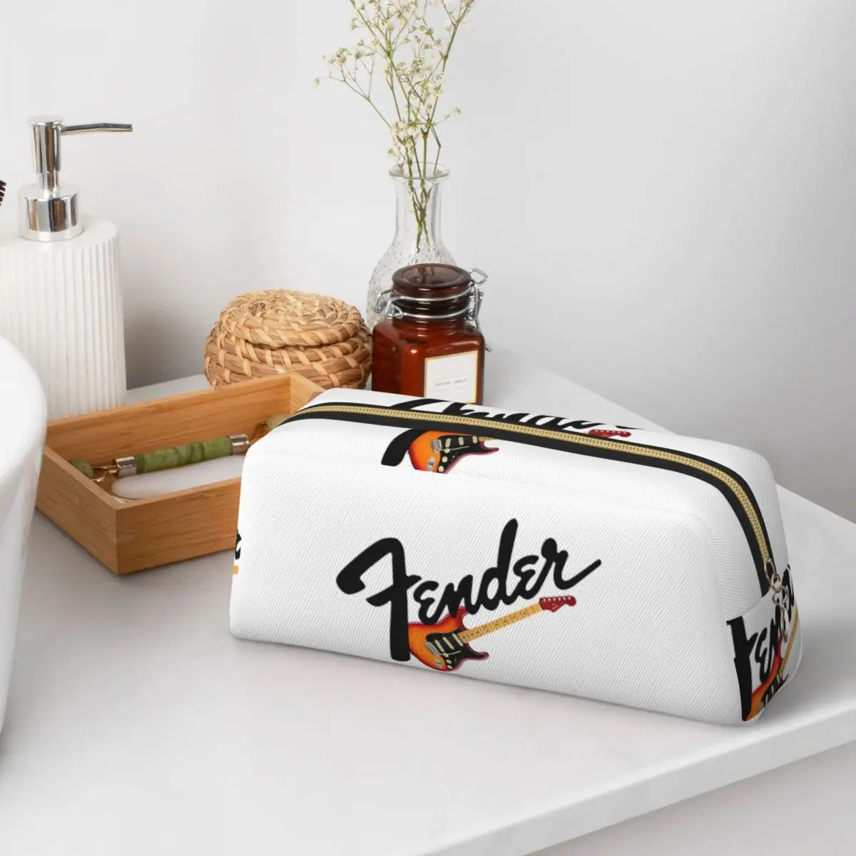 

Fender Strat Classic Pencil Cases for Students Gifts Pen Box Pencil Bag Big Capacity Pencil Pouch Pen Holder