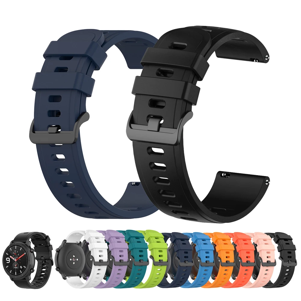 20mm 22mm Strap for Samsung Galaxy Watch 4 5 6 7 44mm 40mm 5 Pro Classic 42/46mm 43/47mm Band Active 2 Gear S3 Silicone Bracelet