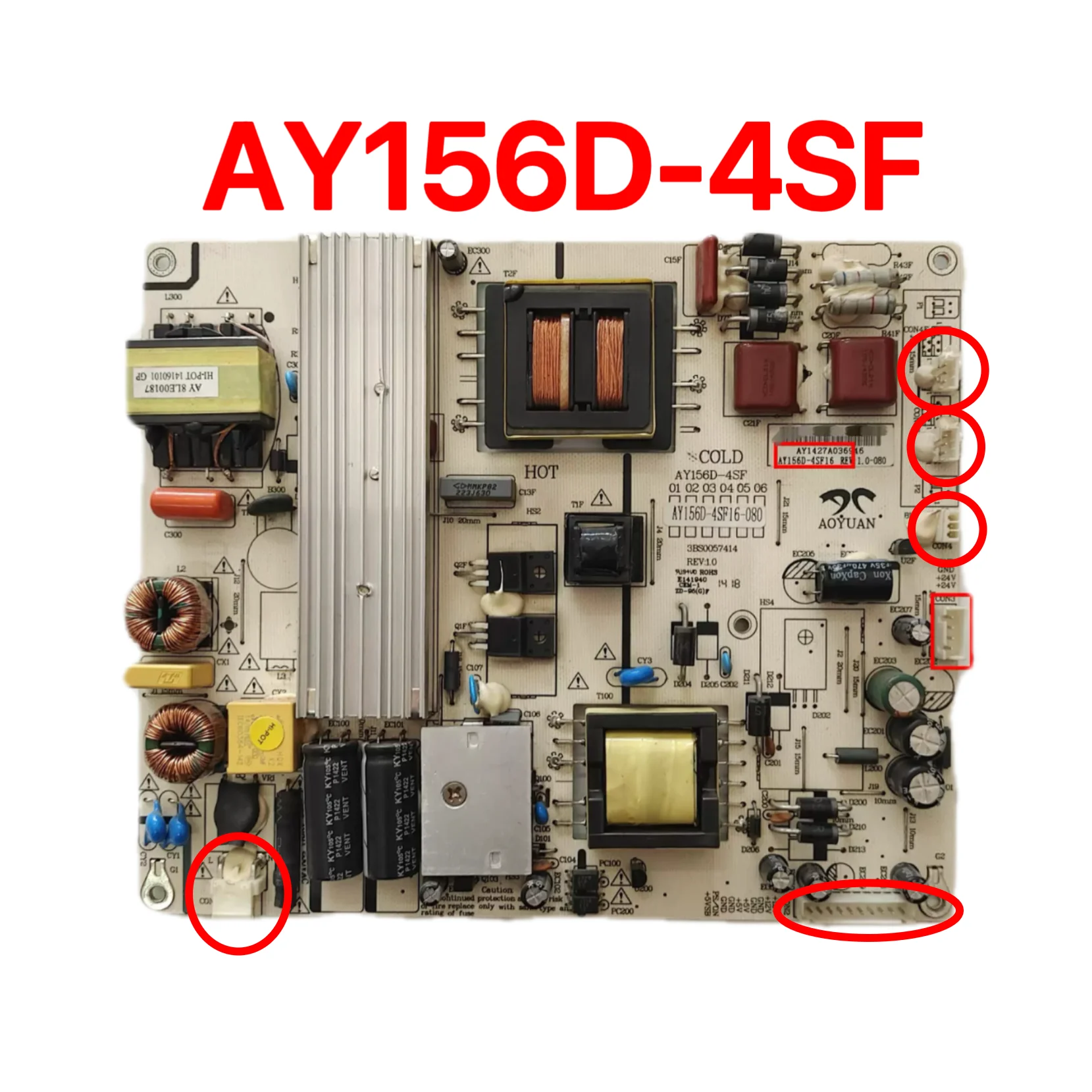 

Used for 55CE1100 1168R3 power board AY156D-4SF19 AY156D-4SF120 3BS0054914