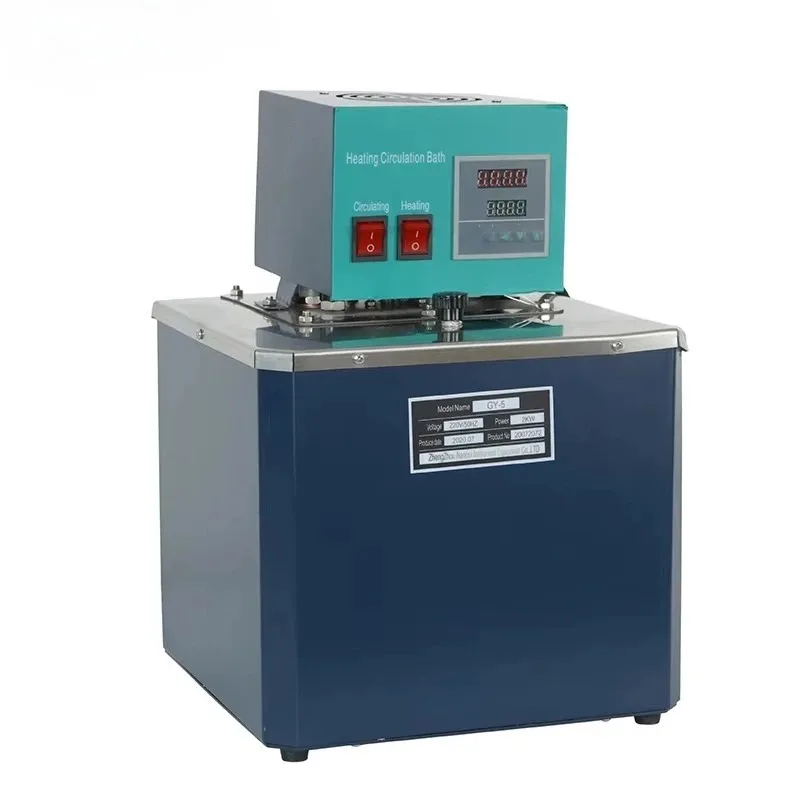Dual-Purpose Lab Water Oil Bath, High Precision Thermostatic Device for Evaporator and Glass Reactor Experiments