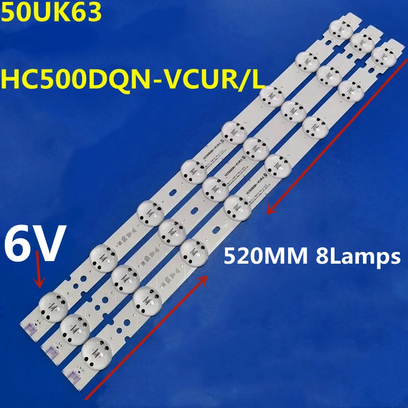 

LED Backlight Strip SSC_50UK63/65_INX for 50UK6950 50UK6750 50UK6520 50UK6510 50UK6500 50UK6470 50UK6300 HC500DQN-VCUR/L