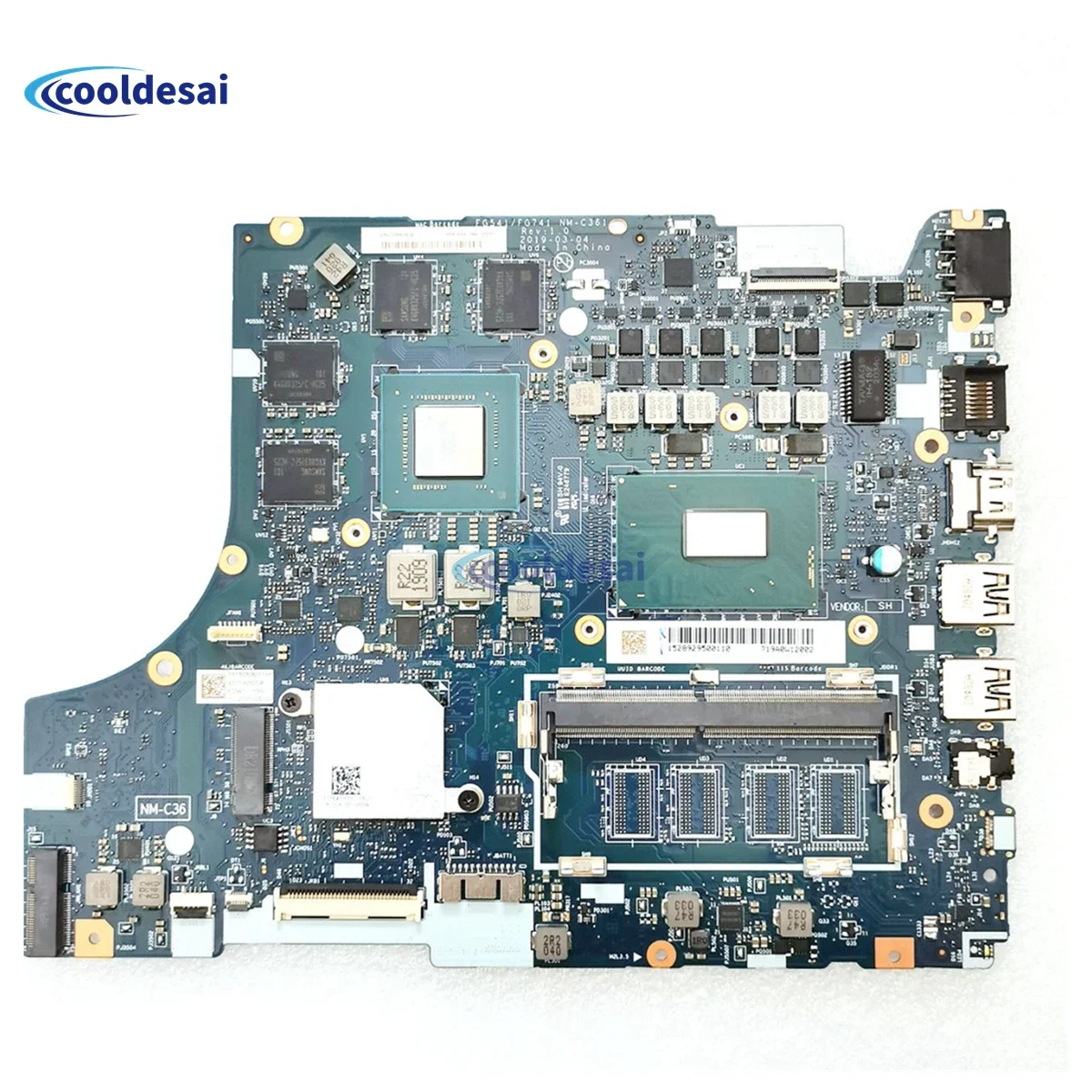 FG541/FG741 NM-C361 For Lenovo IdeaPad L340-17IRH Laptop Motherboard W I5-9300H GTX1650 4GB 5B20S44096 5B20S42306 NM-C361