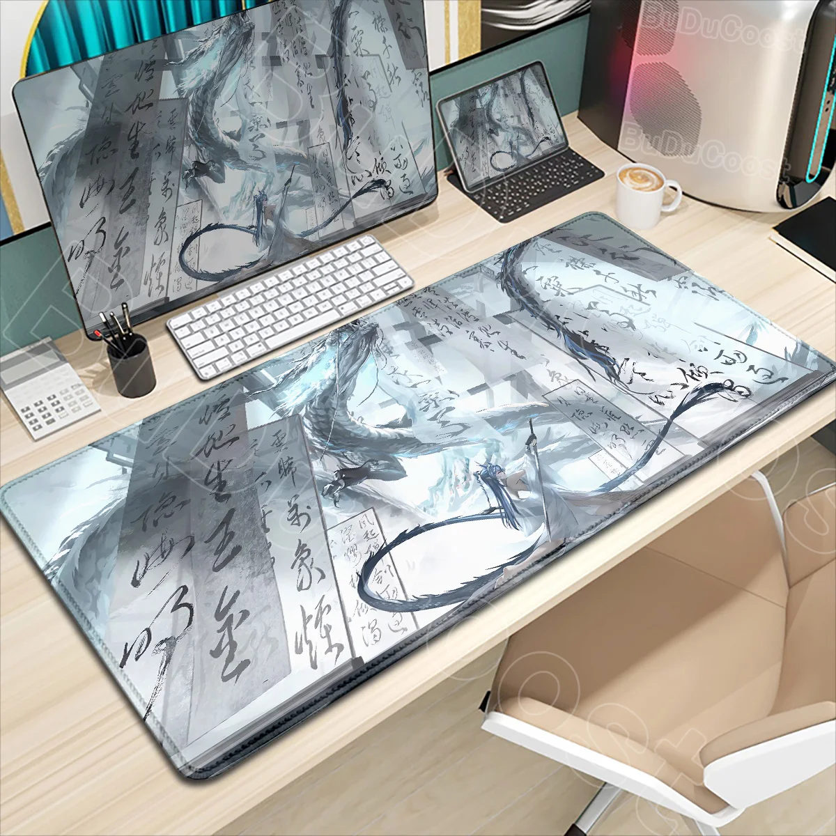 

New Arknights Kawaii Girl Mouse Pad Cute Anime Gamer Mousepad XXL Large Desk Mat Natural Rubber Non-slip Soft Computer Table Mat