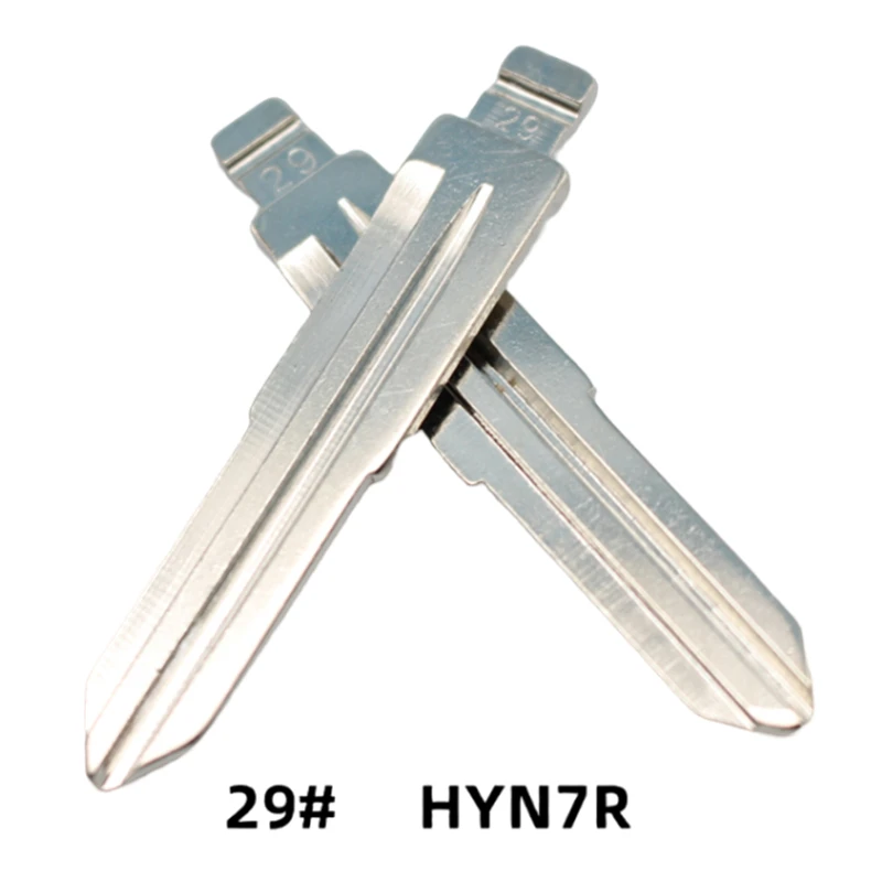

10Pcs 29# HYN7R Metal Blank Uncut Remote Key Blade For Hyundai Sonata Santafe For Keydiy KD Xhorse VVDI JMD