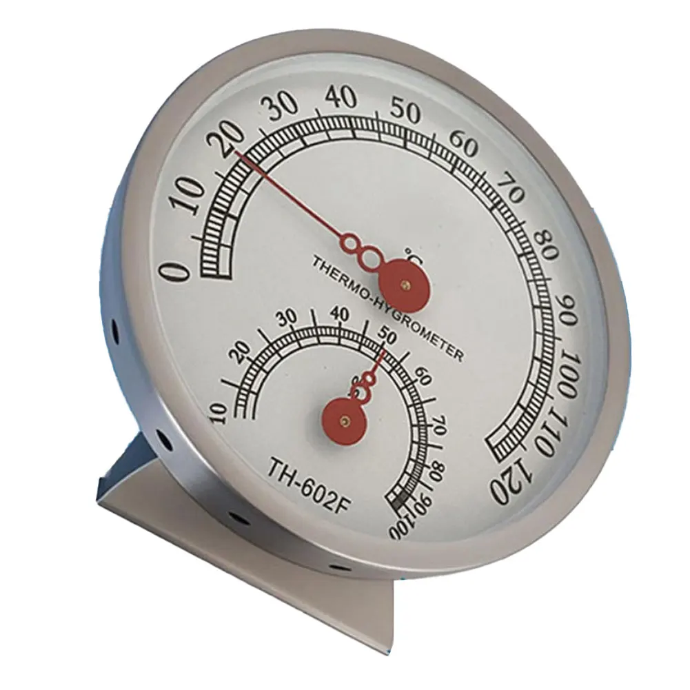 Sauna Environment Stainless Steel Thermometer Accurate Humidity Readings Adjustable Hooking Design Long-lasting Performance