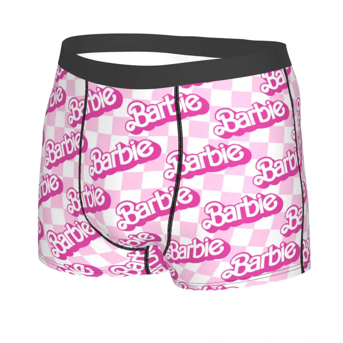 Custom Male Funny Barbie Logo Underwear Disney Boxer Briefs Soft Shorts Panties Underpants