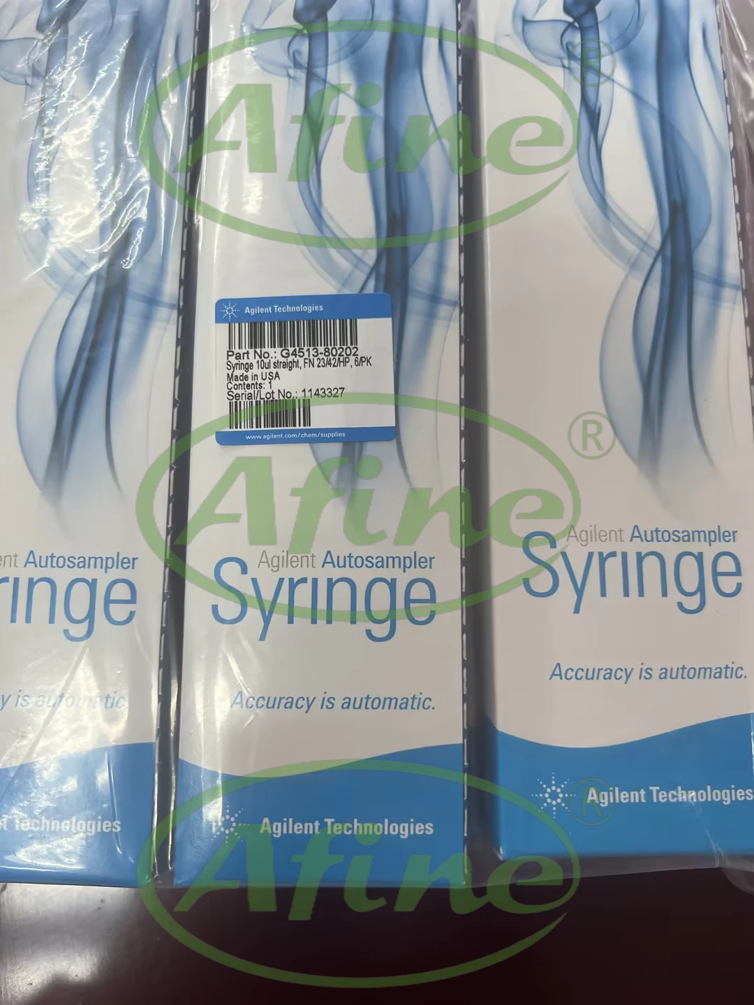 AFINE Agilent AGC Autosampler Syringes,G4513-80202 ALS Autosampler Syringes,10 µL, Fixed Tip, 23/42/Tapered Tip, 6/Pkg