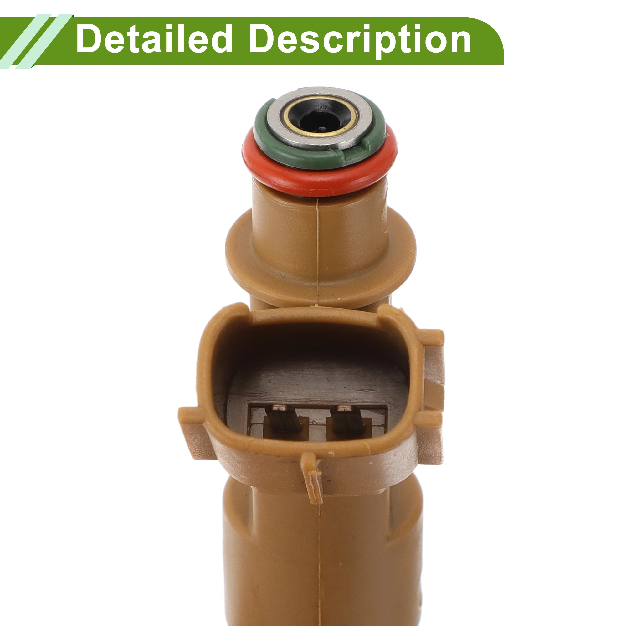 X Autohaux Fuel Injector for Toyota Tundra 2002-2014 1 Pcs 1 Holes Disc 2 Pins Fuel Injector