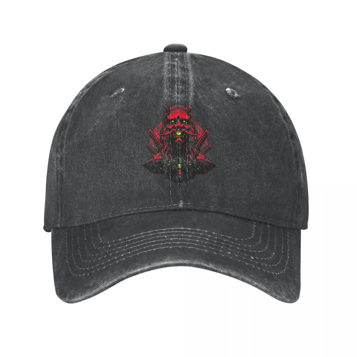 Japanese Demon Mecha - Hannya - Dark Version Baseball Cap cowboy hat Peaked cap Cowboy Bebop Hats Men and women hats