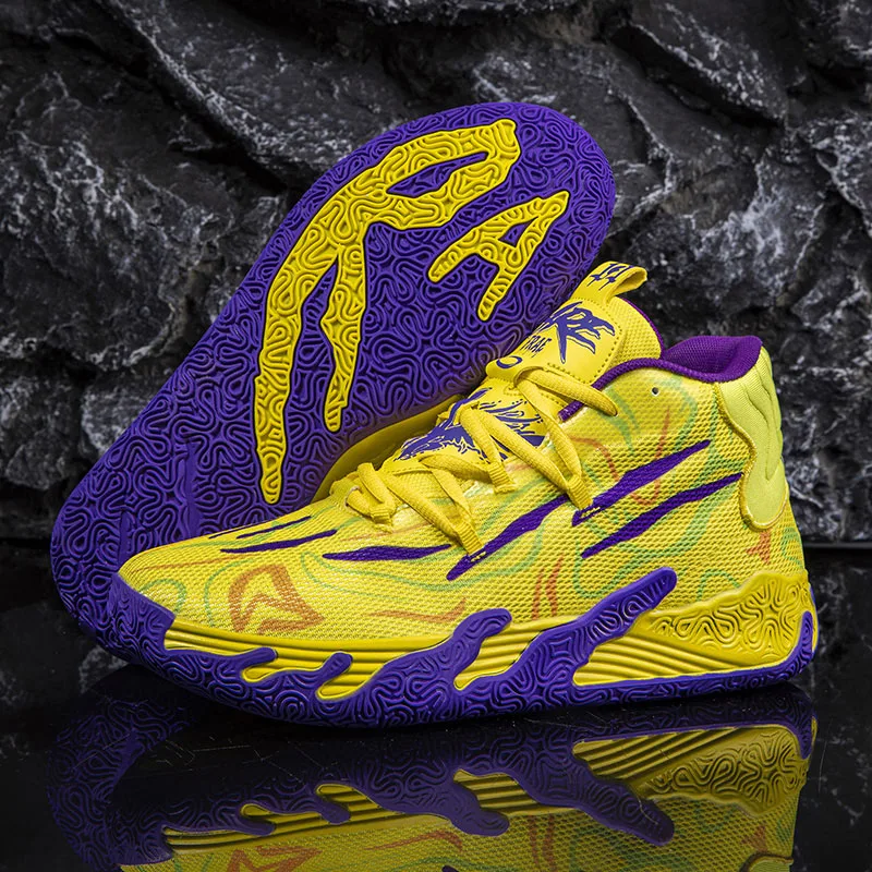 2026 Basketball Shoes for Men Breathable Athletic Shoes Cushioning Basketball Sneaker Women Kids High-top Outdoor Sport Sneakers