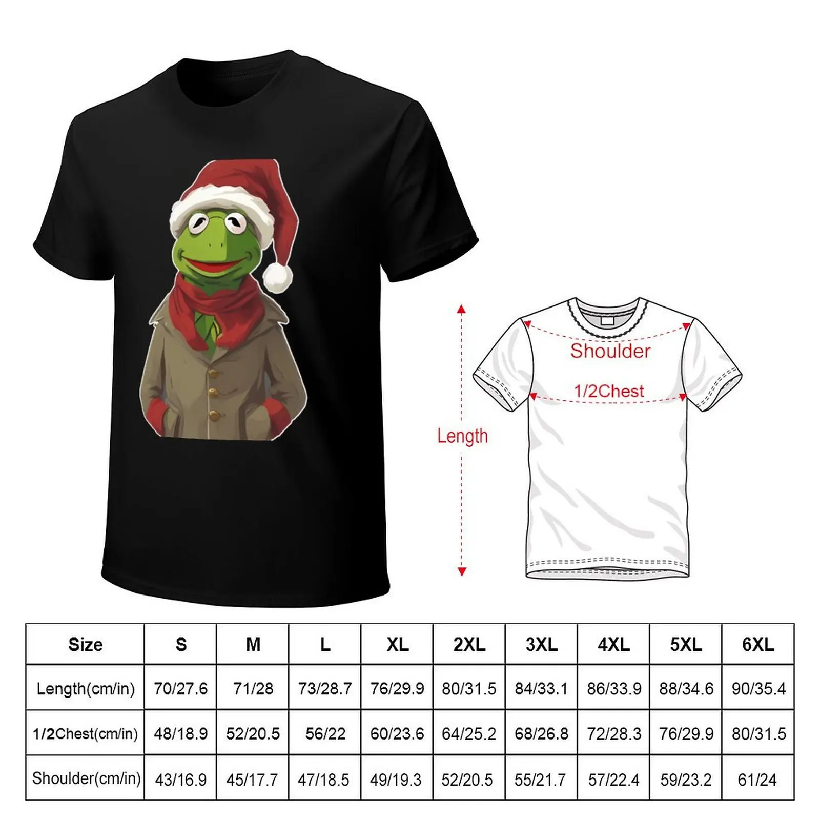 Kermit T-Shirt Basic Plain Tee for Spring and Summer