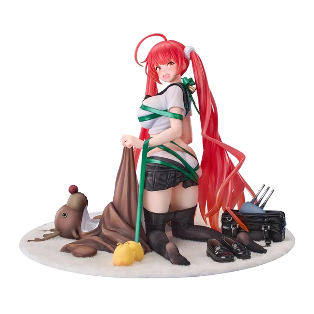 

Original NEW RIBOSE Azur Lane Honolulu Present Fire Red Ver. (Manjuu Mischief) 1/6 Scale 185 mm Anime Figure Model Ornament Toys