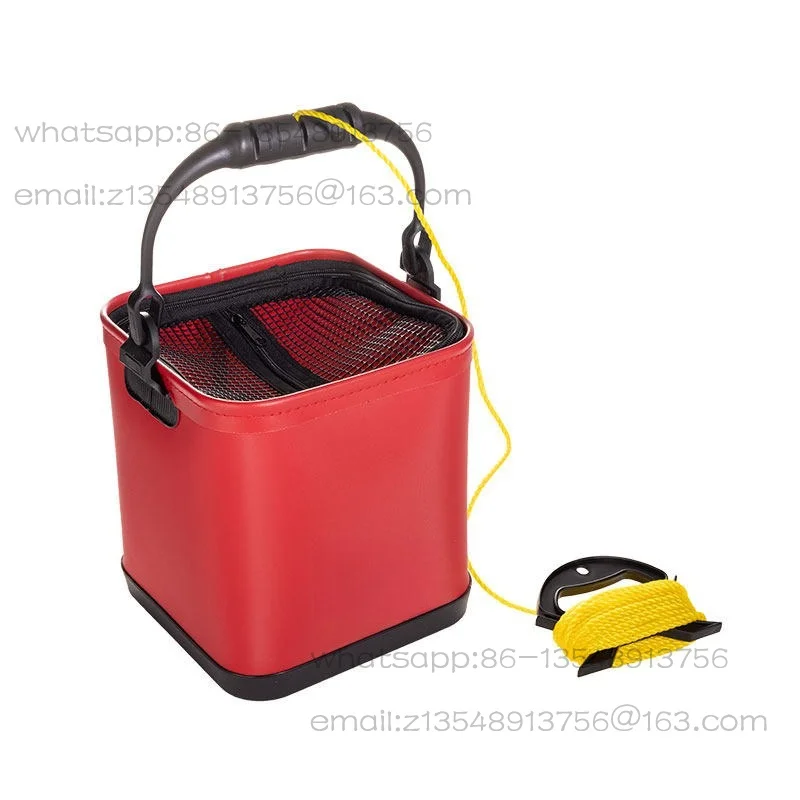 BUCKET CS (A) Portable water bag with mesh cover Foldable water bucket