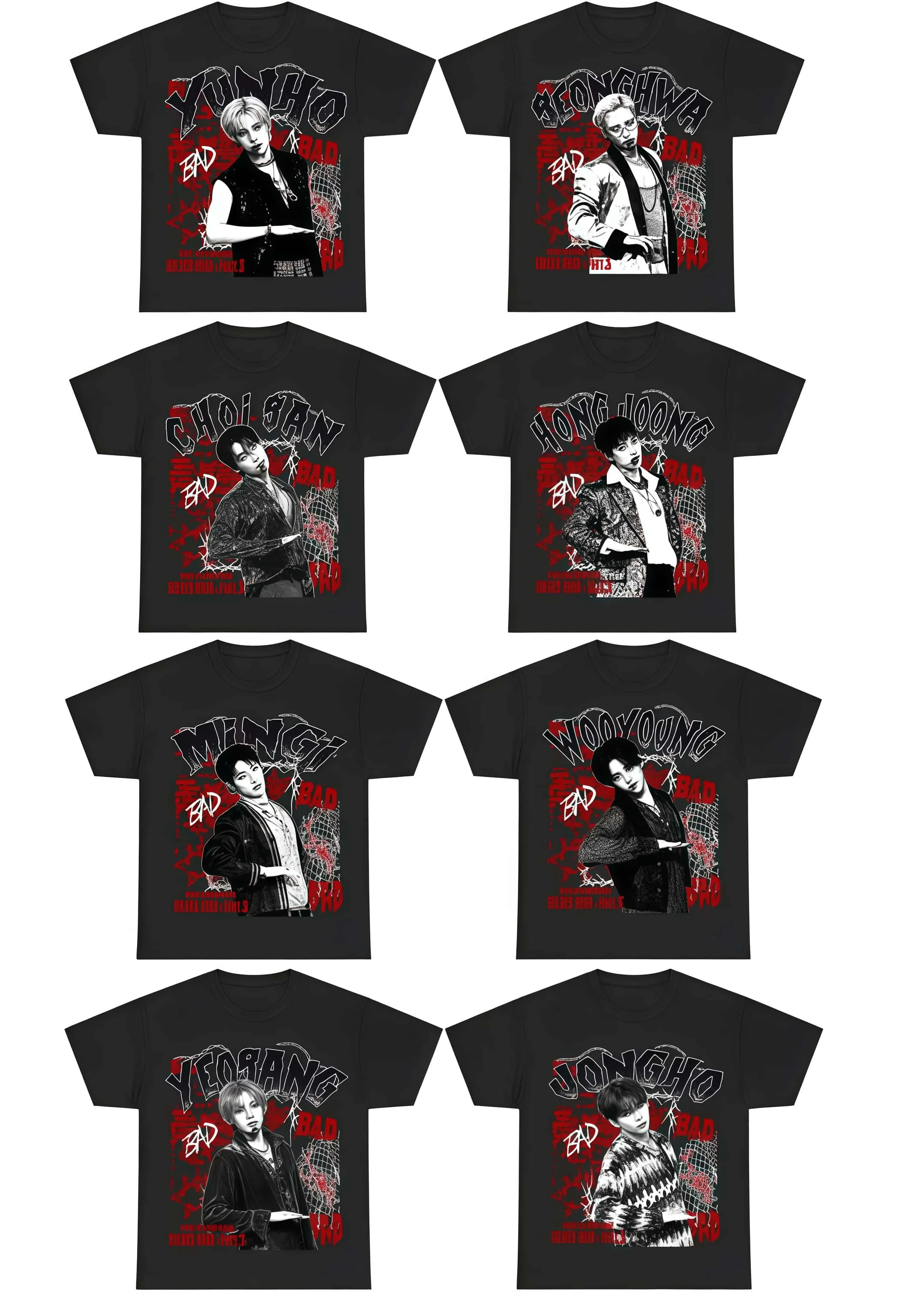 ATEEZ GOLDEN HOUR Part 5 Shirt Ateez World Tour in Your Fantasy Tshirt 2026 Summer Men Women Cotton Y2K T-shirt Streetwear