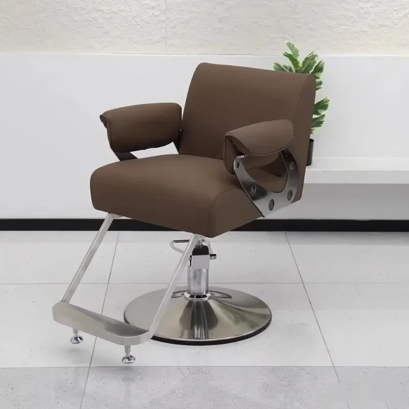

Personalized Luxury Barber Chair Nordic Aesthetic Fashion Trendy Hairdresser Chair Comfortable Salon Kapperstoel Hair Furniture