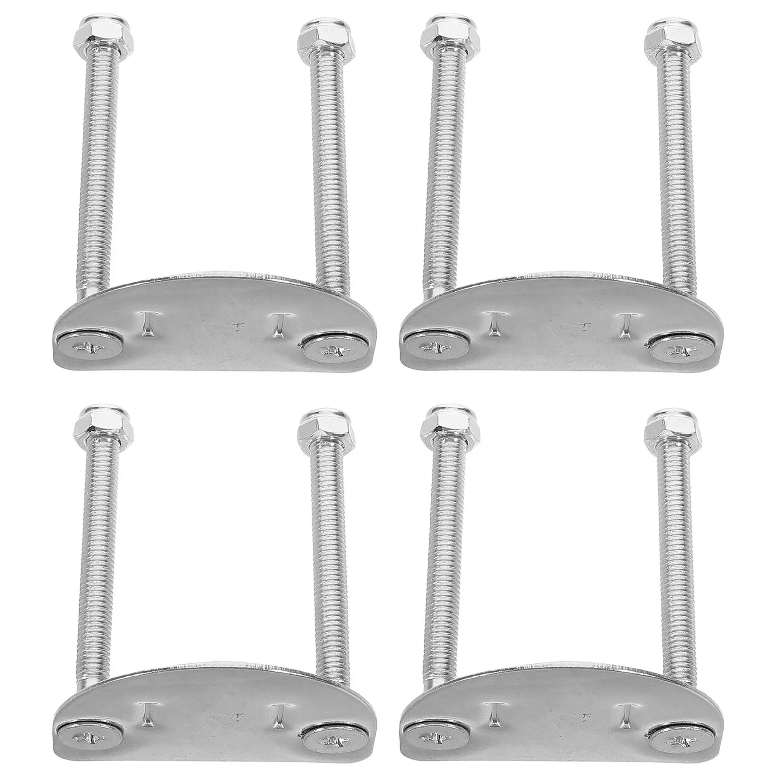 

Комплект из 4 кронштейнов для роликовых коньков: гладкое скольжение, амортизация, универсальный ремонт для двухрядных коньков, для использования в помещении и на улице