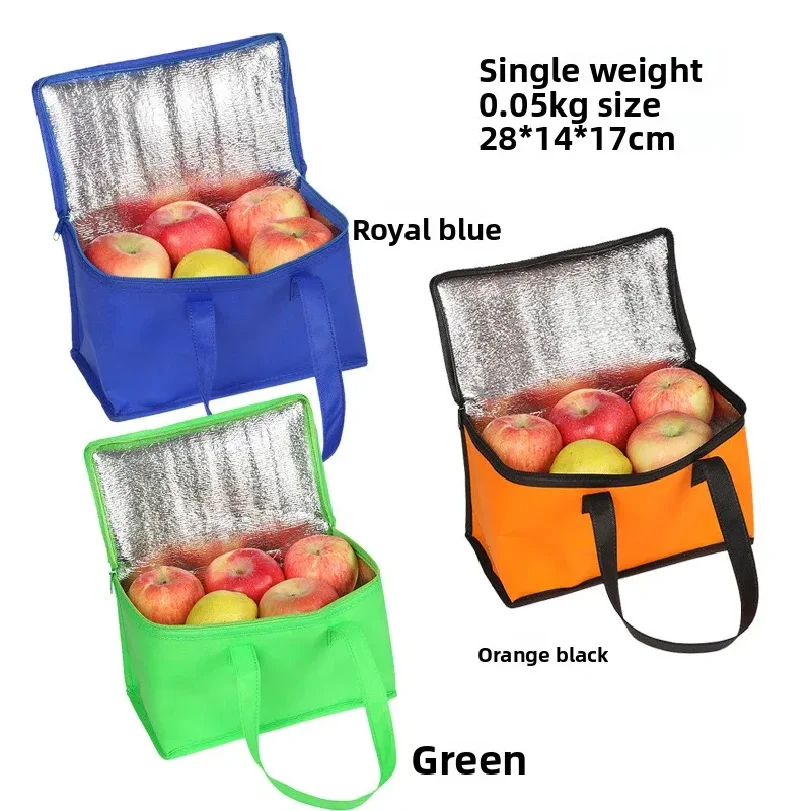 Portable Lunch Cooler  Beer Delivery Bag Folding Insulation Picnic Ice Pack Food Tote Thermal Bag Drink Carrier Insulated Bags