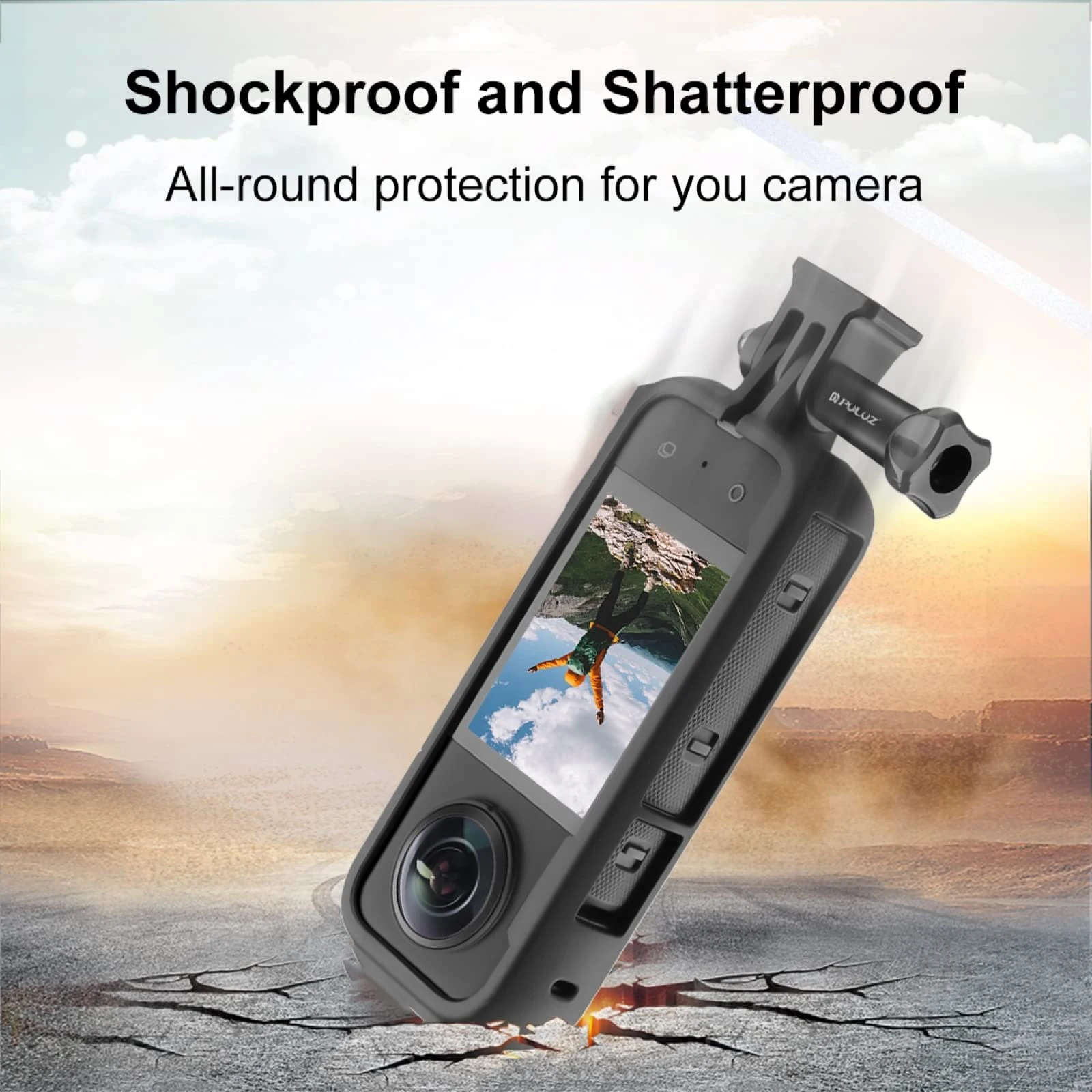 Insta360 X3 Protective Camera Housing Frame Case for Insta 360 X3 Anti Fall Action Frame Camera Mount Accessories