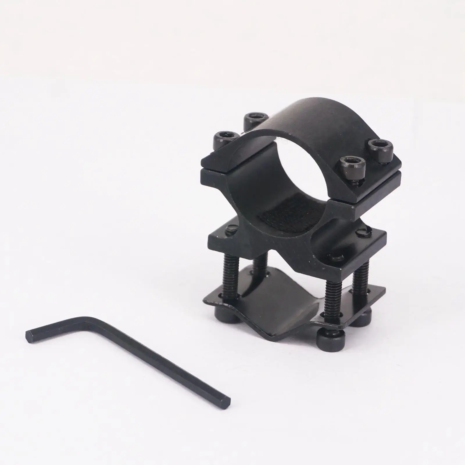 New Metal Outerdoor Accessory Flashlight Torch Laser Bracket Clamp Mount 25mm Ring Holder Fit 9-23mm Barrel for Airsoft