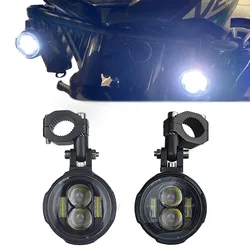 Motorcycle Spotlights Led Light For Yamaha MT07 MT09 For Honda CRF1100L  Africa Twin Auxiliary Fog Lights Motorcycle Headlights.