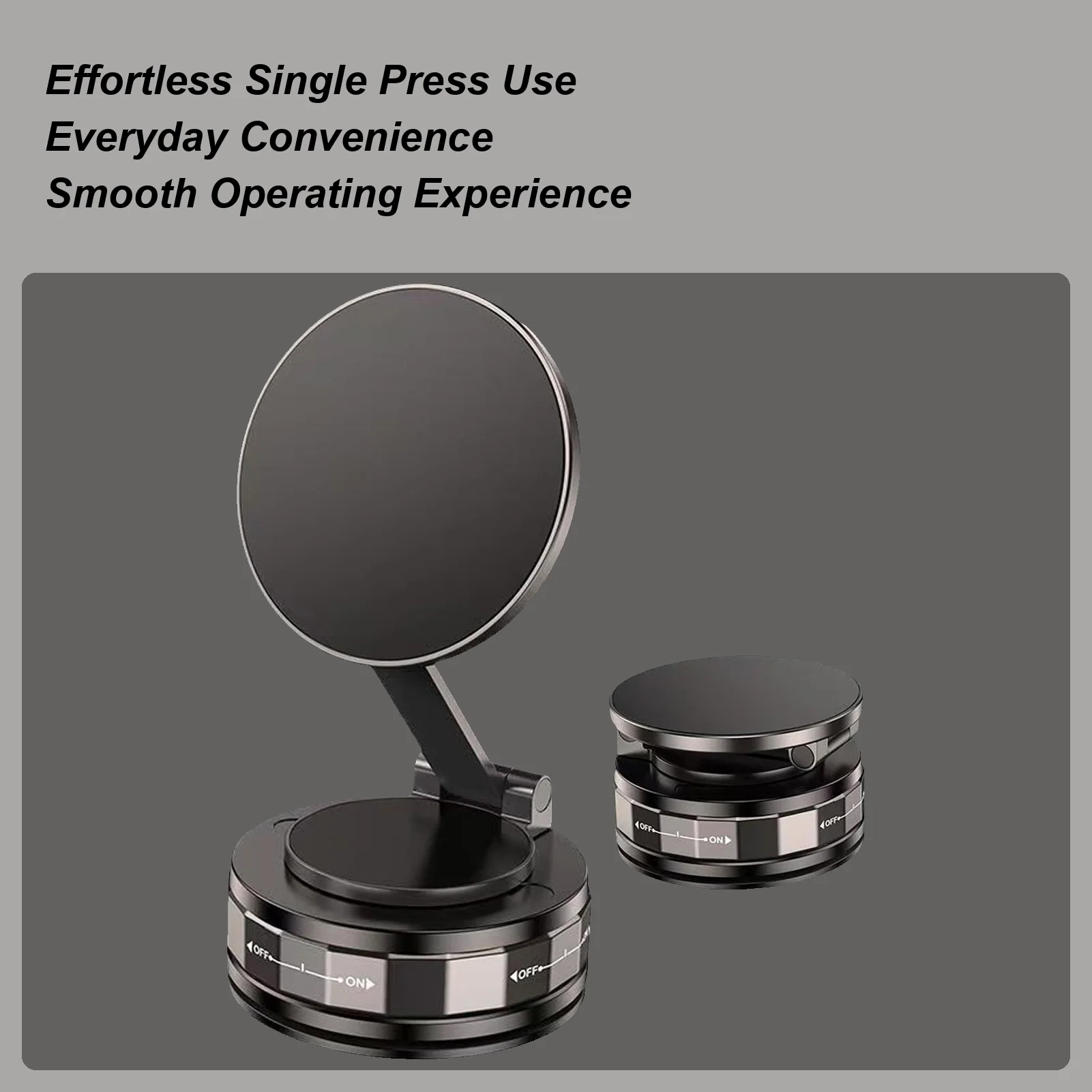 

Magnetic Car Phone Holder Auto Accessories 360 Degree Rotation Folding With Vacuum Suction Cup For Car/Gym/Driving Phone Holder