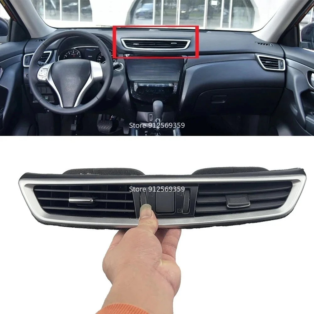 for Nissan X-Trail 2014-2016 Qashqai 2016-2022 Air Vent Outlet Air-conditioning Installation Fresh Air Outlet Center Vent Grille