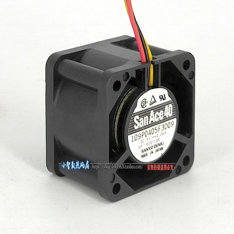 ОРИГИНАЛЬНЫЙ 109P0405F3D09 5 В 0,28 А 4028 40*40*28 мм НОВЫЙ ОХЛАЖДАЮЩИЙ ВЕНТИЛЯТОР РАДИАТОР