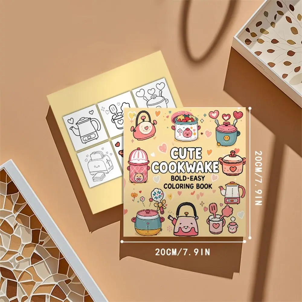 Livro de colorir criativo dos desenhos animados pintura educacional presente graffiti pintura livro alívio do estresse bolso para adultos e adolescentes