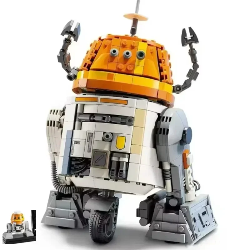 1039 ชิ้น 2025 ใหม่ 75416 หุ่นยนต์อัจฉริยะ C1-10P ชุดหุ่นยนต์ ตัวต่อบล็อก ของเล่นตัวต่อ รูปสัตว์เลี้ยงน่ารัก ของขวัญคริสต์มาส ของขวัญวันเกิด