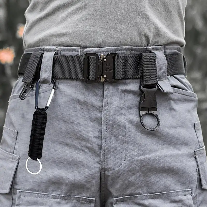 

Paracord Key Chain Utility Key Chain Paracord Lanyard Portable Stylish Heavy-Duty Survival Tools For Mountaineering Outdoor