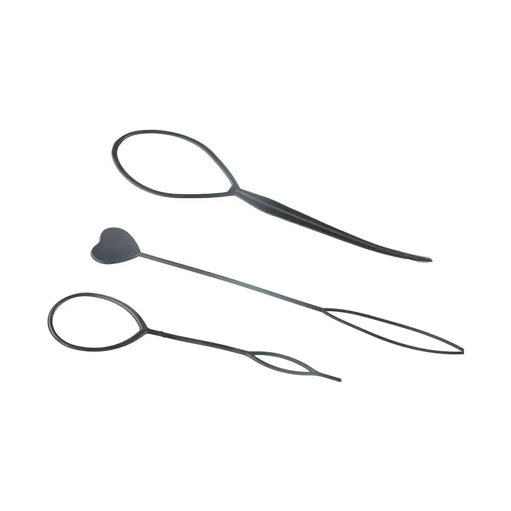 Clip Hairstyling Tool Twist Hair Roller Bun Maker Hair Dispenser Hair Braiding Tools Pull-through Hair Needle Hair Braider Kit