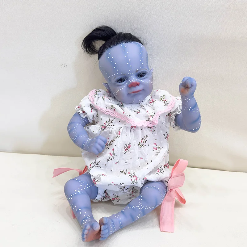 

45cm Hand Made High Quality Detailed Painting Fairy Lifelike Real Soft Touch Small Doll Cute Handy Baby