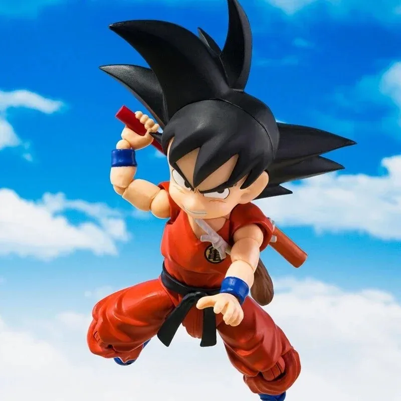 Bandai Dragon Ball Anime Action Figure para crianças, SHF Son Goku modelo brinquedos, coleção original, presentes de aniversário, S.H.Figuarts, em estoque