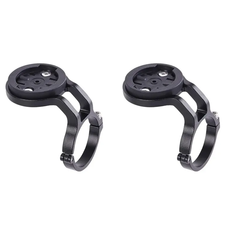 A99I-2X Bike Handlebar Speedometer Holder,Stopwatch Code Table Base,Aluminum Alloy Extension Bracket For Bicycle Watch