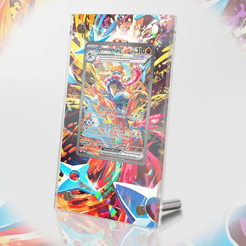 

Карманный Monster Greninja, подставка для карт, аниме, периферийные игры, коллекция карт, расширение, карта для рисования, кирпич, сделай сам, подарочная игрушка