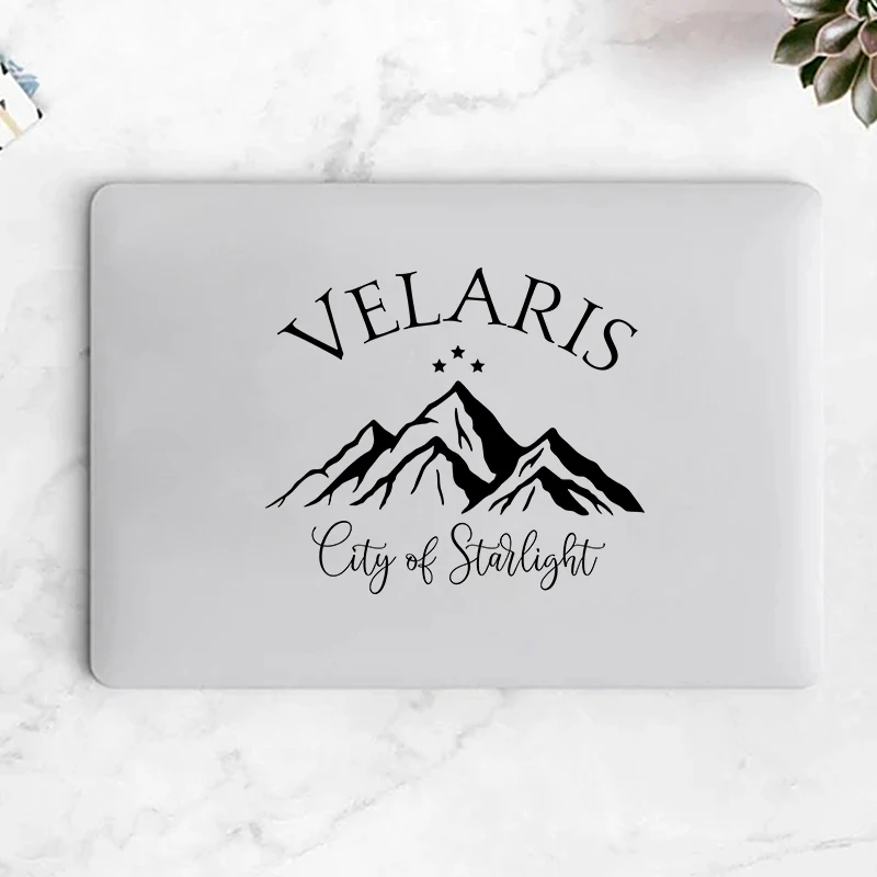 Velaris Decals ACOTAR Series Vinyl Sticker Car Window Decor Faerie Book Lover Gifts Court City of Starlight Decal for Laptop