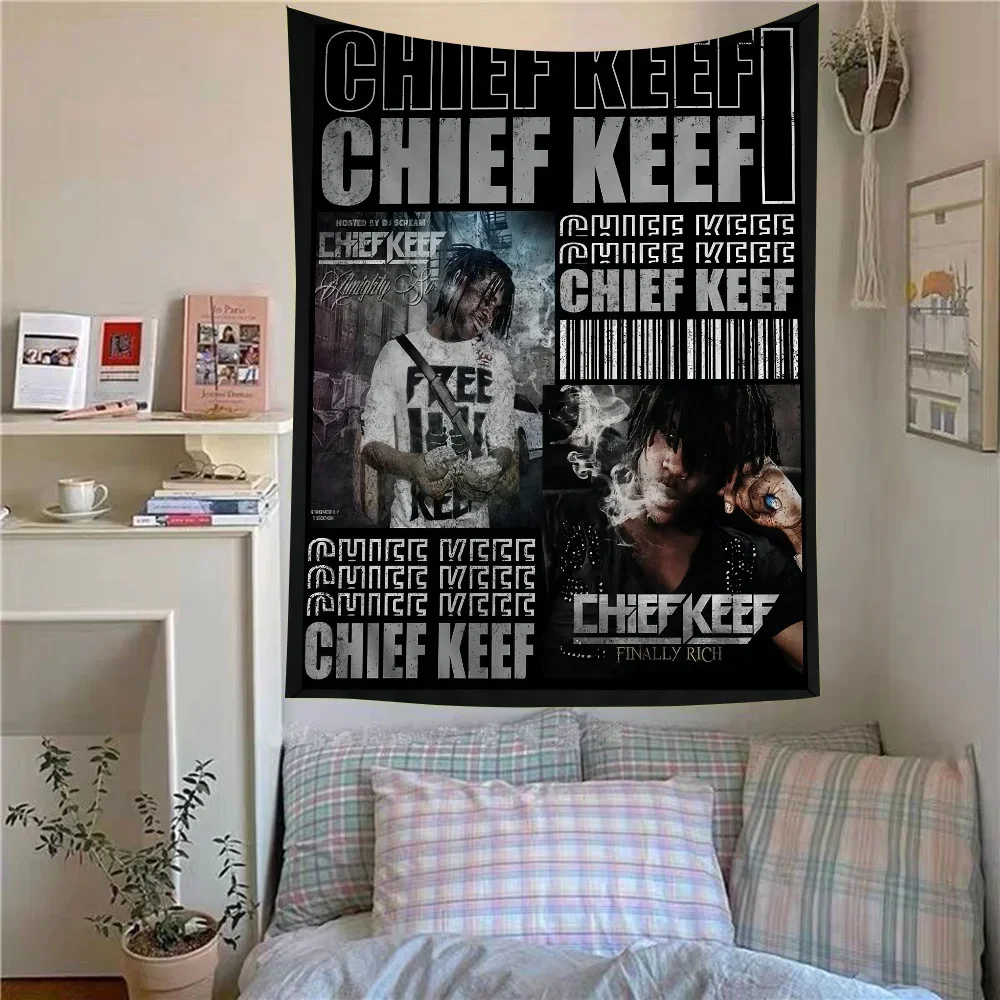 

C-Chief K-Keef Rapper Hanging Bohemian Tapestry Cheap Hippie Wall Hanging Bohemian Wall Tapestries Mandala Wall Hanging
