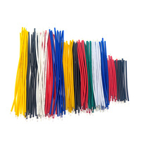 130Pcs 24AWG Breadboard Jumper Wire Cable Kit Tin-Plated PCB Solder Cable Flexible PVC Electronic Wire 5cm 8cm 10cm 6 Colors