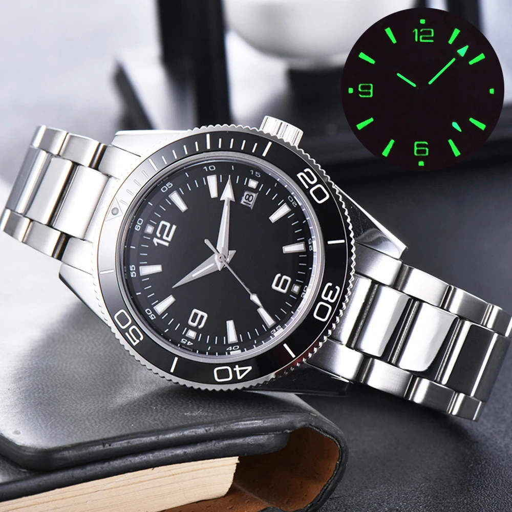 Luxury Custom Dive Watches 41MM Sapphire Military NH35 Automatic Wristwatches relojes hombre Ceramic Luminous Watch For Man