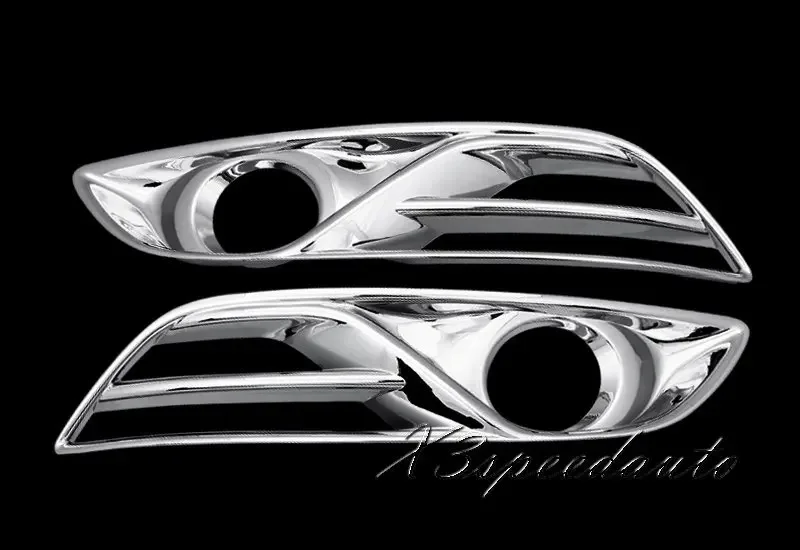 Chromed Front & Rear Fog Light Cover Trim For Nissan Sentra Sylphy 2012 2013 2014 2015-2015