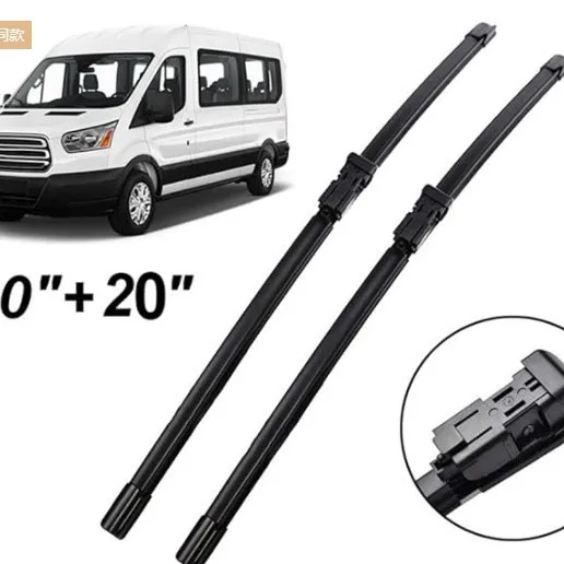 

NIKLE Wipers 30 + 20 Front Wiper Wipers for Ford Transit L2H2 2014-2019